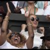 Beyonce et la mère de Serena Williams, Oracene Price - Serena Williams remporte la finale du tournoi de tennis de Wimbledon à Londres le 9 juillet 2016. 09/07/2016 - Londres