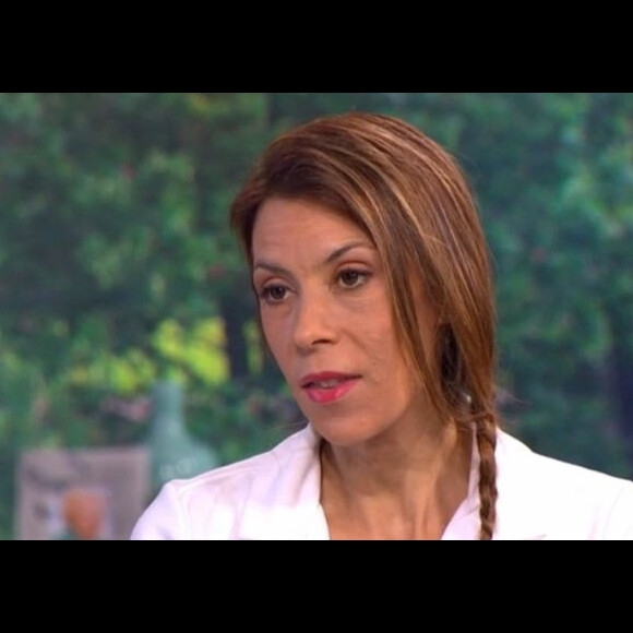 Marion Bartoli malade, se confie sur ITV (capture d'écran).