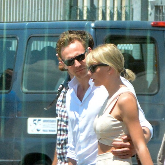 Taylor Swift et Tom Hiddleston prennent un hélicoptère à Rome le 28 juin 2016.