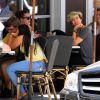 Paris Jackson déjeune avec son compagnon Michael Snoody à Los Angeles le 9 juillet 2016. © CPA / Bestimage
