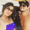 Rémi Notta de "Secret Story 9" en couple avec Noémie Mazella, Miss Marseille, juin 2016.