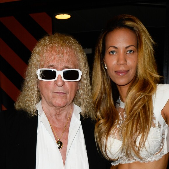 Michel Polnareff et sa compagne Danyellah - Concert de Michel Polnareff à l'Olympia à Paris le 14 juillet 2016. © Coadic Guirec / Bestimage