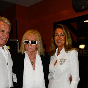 Michel Polnareff, Gilbert et Nicole Coullier - Concert de Michel Polnareff à l'Olympia à Paris le 14 juillet 2016. © Coadic Guirec / Bestimage