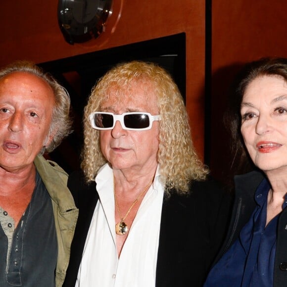 Didier Barbelivien, Michel Polnareff et Anouk Aimée - Concert de Michel Polnareff à l'Olympia à Paris le 14 juillet 2016. © Coadic Guirec / Bestimage