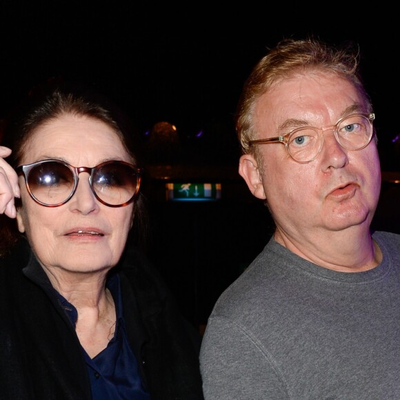 Anouk Aimée et Dominique Besnehard - Concert de Michel Polnareff à l'Olympia à Paris le 14 juillet 2016. © Coadic Guirec / Bestimage