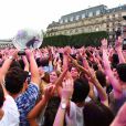 La chanteuse Jain en concert lors du Fnac Live Festival 2016 sur le parvis de l'Hôtel de Ville de Paris. Le 20 juillet 2016 © Céline Bonnarde / Bestimage