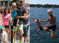 Olivier Giroud : En famille à Saint-Tropez... et en bombe avec M. Pokora !