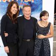 Susan Schneider, Robin Williams et sa fille Zelda à la première du film "Happy Feet 2" à Los Angeles le 13 novembre 2011