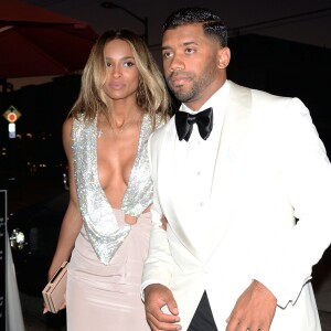 Ciara et son mari Russell Wilson vont diner au restaurant "Craig" à Los Angeles, le 13 juillet 2016.