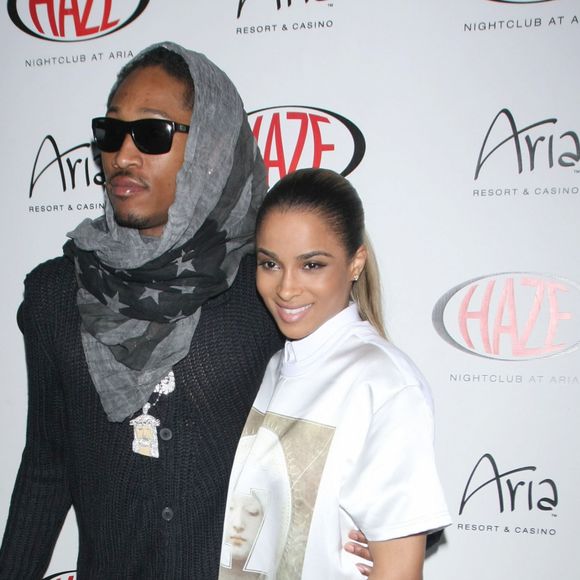 La chanteuse Ciara et le rappeur Future au club "Haze" pour un concert a Las Vegas, le 28 mars 2013.