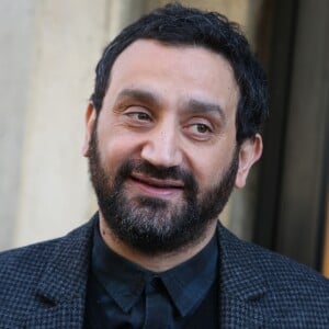 Semi-Exclusif - Cyril Hanouna - Arrivées des people à la radio Europe1 à Paris le 14 avril 2016.