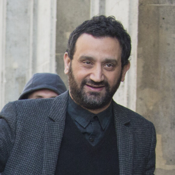 Cyril Hanouna arrive à Europe1 à Paris le 14 avril 2016.