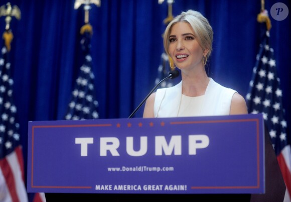 Donald Trump annonce sa candidature à l'élection présidentielle américaine le 16 juin 2016 à New York. Sa fille Ivanka est à ses côtés