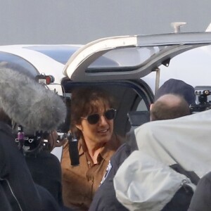 Tom Cruise lors du premier jour de tournage du film "Mena" à La Nouvelle-Orléans le 3 février 2016