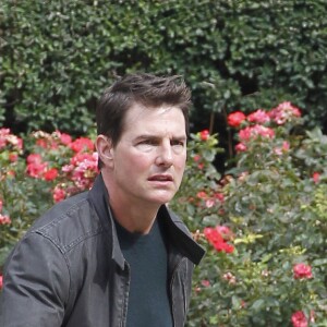Tom Cruise et Cobie Smulders sur le tournage du film "Jack Reacher 2" à la Nouvelle-Orléans le 16 novembre 2015.