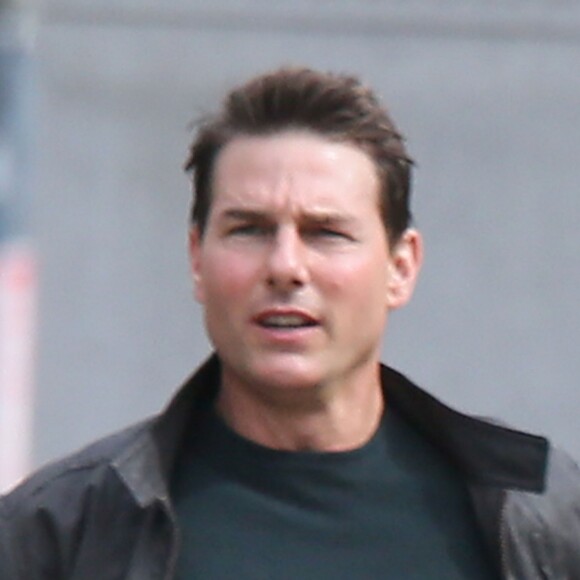 Tom Cruise et Cobie Smulders sur le tournage du film "Jack Reacher 2" à la Nouvelle-Orléans le 16 novembre 2015.