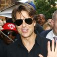 Tom Cruise arrive à l'émission "The Daily Show With Jon Stewart" à New York, le 28 juillet 2015