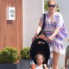 Doutzen Kroes avec son mari Sunnery James et leurs enfants Phyllon Joy et Myllena Mae Gorre en vacances à Ibiza, le 24 juillet 2016