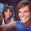 Fauve Hautot et sa soeur Calliope, le 25 juillet 2016.