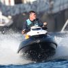 Exclusif - James Packer (le compagnon de Mariah Carey) fait du jet ski dans le golfe de Saint-Tropez, le 19 juillet 2016.