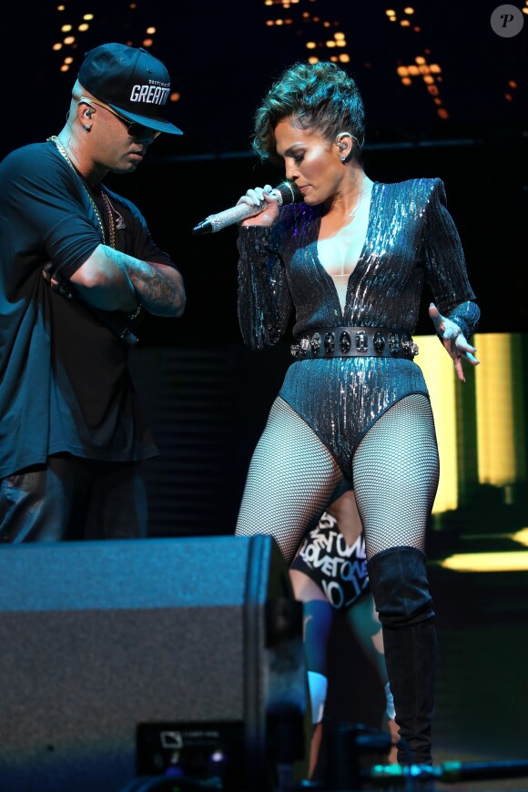 Jennifer Lopez au Madison Square Garden à New York, le 29 octobre 2015.