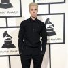 Justin Bieber à La 58ème soirée annuelle des Grammy Awards au Staples Center à Los Angeles, le 15 février 2016.