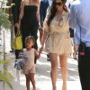 La famille Kardashian (Kourtney, Scott Disick et leurs trois enfants, Kim et sa fille North, Khloé Kardashian, Kendall Jenner, Kris Jenner, son compagnon Corey Gamble et sa mère Mary Jo Campbell) passe l'après-midi à l'hippodrome Del Mar. Del Mar, le 26 juillet 2016.