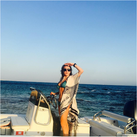 Lindsay Lohan en vacances avec des amis après sa rupture avec Egor Tarabasov. Photo publiée sur Instagram à la fin du mois de juillet 2016