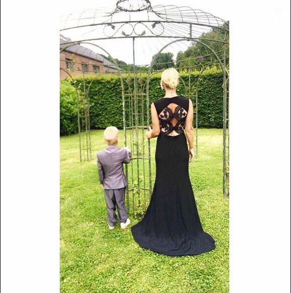 Amélie Neten et son fils Hugo sur Instagram, samedi 30 juillet 2016