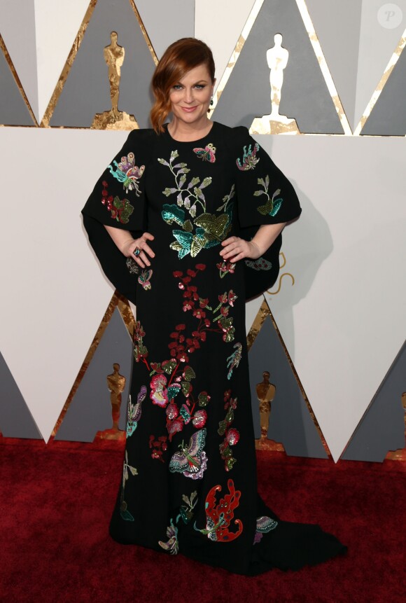Amy Poehler - Arrivées à la 88ème cérémonie des Oscars à Los Angeles le 28 février 2016.