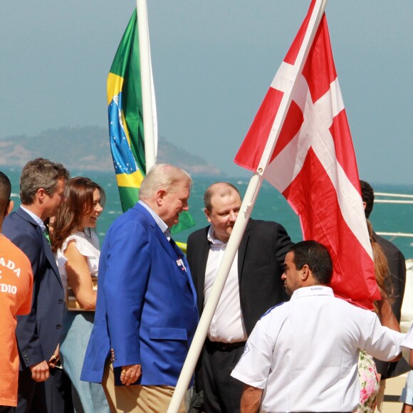 Frederik et Mary de Danemark. La famille royale de Danemark, sous la houlette du prince Frederik, inaugurait le 2 août 2016 le pavillon danois Heart of Danemark sur la plage d'Ipanema, à Rio de Janeiro, installé dans le cadre des Jeux olympiques.