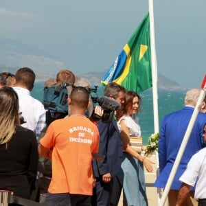 Frederik et Mary de Danemark. La famille royale de Danemark, sous la houlette du prince Frederik, inaugurait le 2 août 2016 le pavillon danois Heart of Danemark sur la plage d'Ipanema, à Rio de Janeiro, installé dans le cadre des Jeux olympiques.
