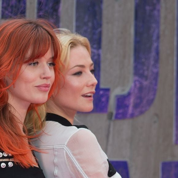 Georgia May Jagger et Clara Paget à l'avant-première de "Suicide Squad" à Londres, le 3 août 2016. © Ferdaus Shamim via Zuma Press/Bestimage