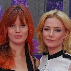 Georgia May Jagger et Clara Paget à l'avant-première de "Suicide Squad" à Londres, le 3 août 2016. © Ferdaus Shamim via Zuma Press/Bestimage