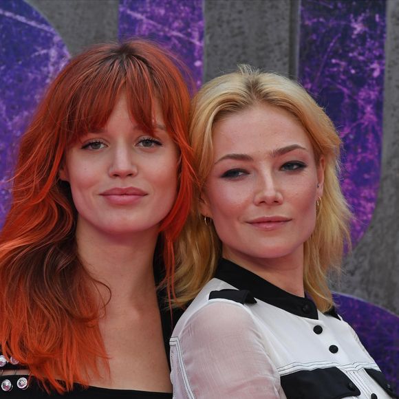 Georgia May Jagger et Clara Paget à l'avant-première de "Suicide Squad" à Londres, le 3 août 2016. © Ferdaus Shamim via Zuma Press/Bestimage