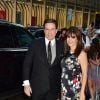 John Travolta et sa femme Kelly Preston arrivant au 90ème anniversaire de Tony Bennett à New York, le 3 août 2016. © CPA/Bestimage