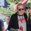 Gregg Allman et sa petite amie Shannon dans les rues de New York le 11 juin 2016