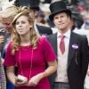 La princesse Beatrice d'York et son compagnon Dave Clark - La famille royale d'Angleterre au dernier jour de la course hippique "The Royal Ascot" à Ascot le 20 juin 2014. Le couple s'est séparé à l'été 2016 après dix ans de relation.