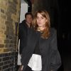 Beatrice d'York et Dave Clark le 18 février 2016 à Londres à la sortie du Chiltern Firehouse. Le couple s'est séparé à l'été 2016 après dix ans de relation.
