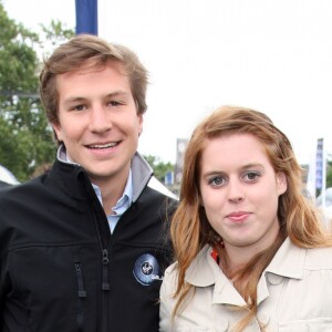 Beatrice d'York et Dave Clark en juin 2009 lors de Polo in the Park à Londres. Le couple s'est séparé à l'été 2016 après dix ans de relation.