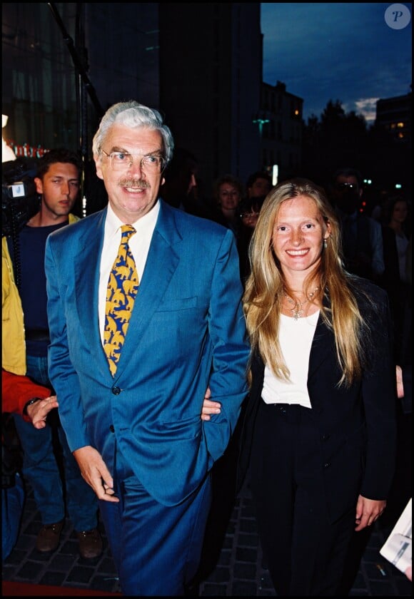 Danie et sa femme Sophie Toscan du Plantier à Paris en septembre 1994.