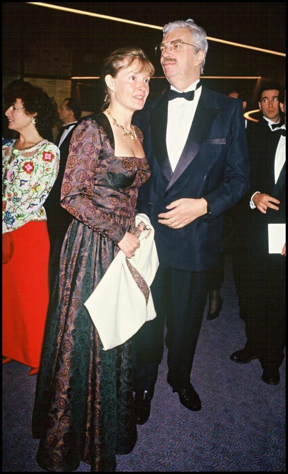 Daniel Toscan du Plantier et sa femme Sophie à Cannes 1991.