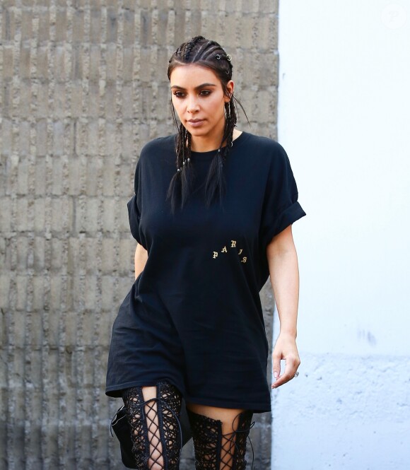 Kim Kardashian à Beverly Hills, le 4 aout 2016