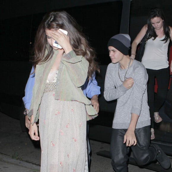 Exclusif - Justin Bieber et Selena Gomez à West Hollywood, le 25 août 2012