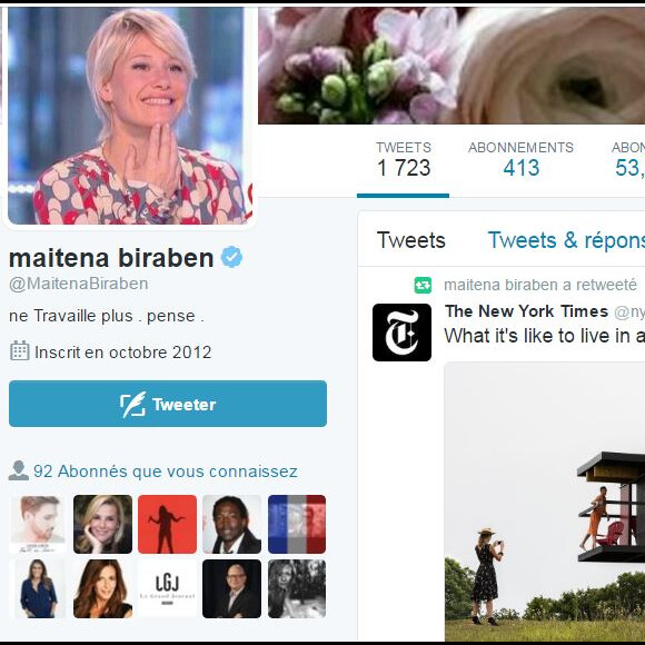 Maïtena Biraben ne travaille plus