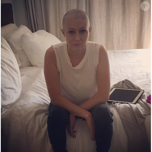 Shannen Doherty se bat contre un cancer du sein. Photo publiée sur Instagram en août 2016
