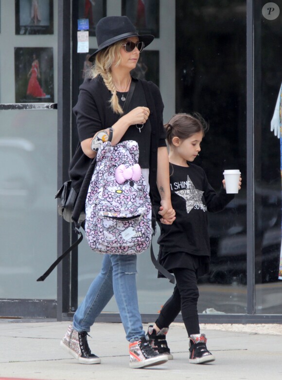 Sarah Michelle Gellar et sa fille Charlotte à Santa Monica le 26 mai 2015.