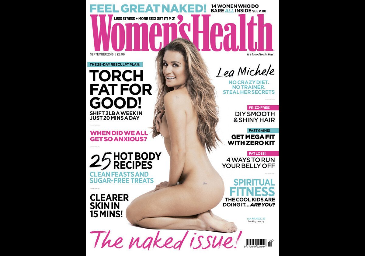 Photo Lea Michele pose nue pour Women s Health U.K Purepeople