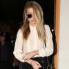 Amber Heard arrive à Century City pour faire une déposition dans l'affaire qui l'oppose à son mari Johnny Depp pour violence conjugale et sa demande de divorce, elle est arrivée avec une heure et demie de retard, le 6 août 2016.