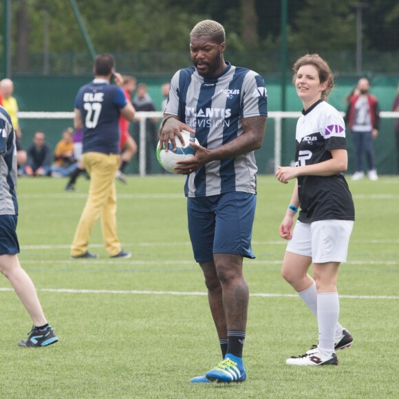 Djibril Cissé - Tournoi de football Media Cup à Meudon. Le 2 juillet 2016.